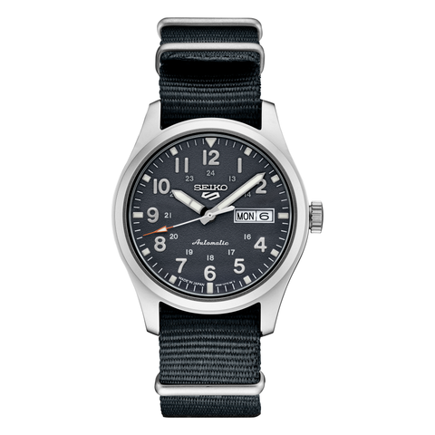 Seiko 5 Sports SRPG31, complete watch front view