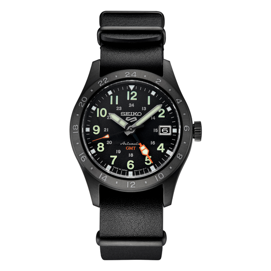 Seiko 5 Sports Field GMT SSK025, complete watch view