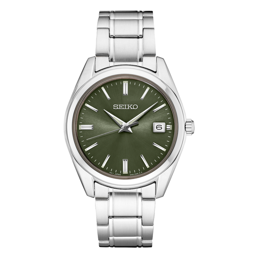 Seiko Essentials Collection SUR527, complete watch front view
