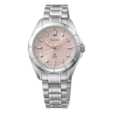 Seiko Prospex Sea Series SUR597, complete watch front view