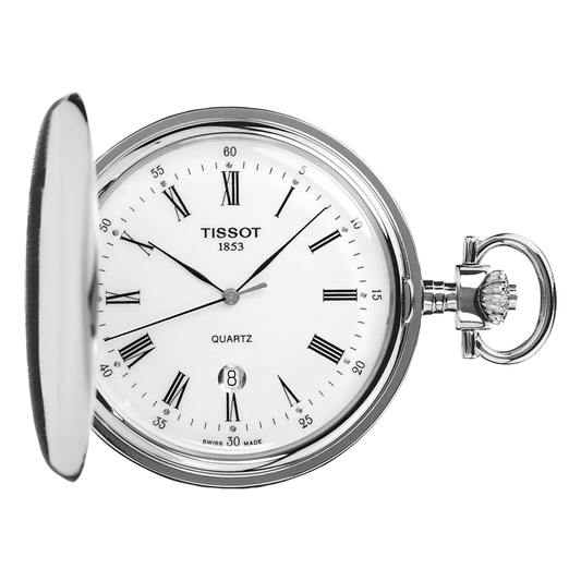 Tissot Savonnette Watch T83.6.553.13, complete watch view