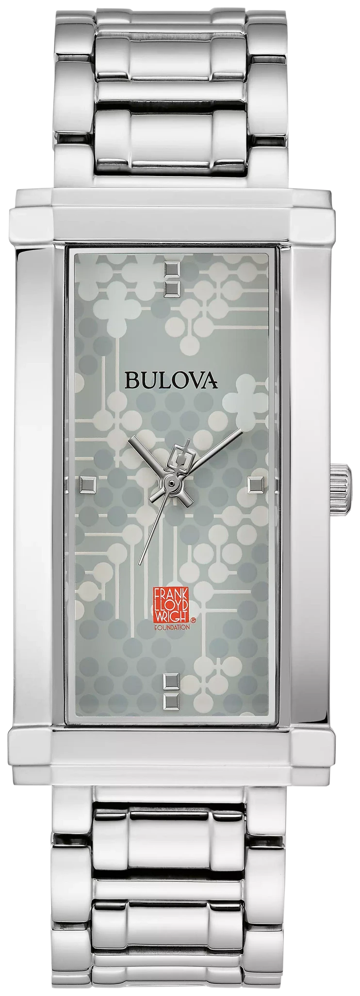 Bulova Frank Lloyd Wright Pattern #106 96L286
