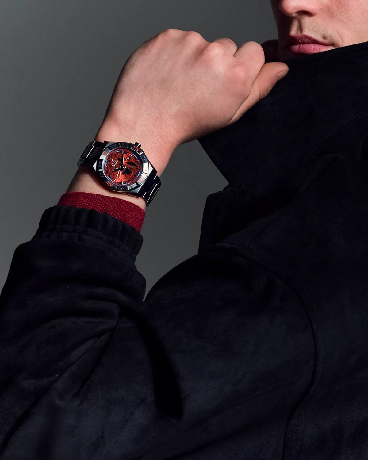Citizen Imperial Battle Star Wars AW1857-57W — On-wrist view