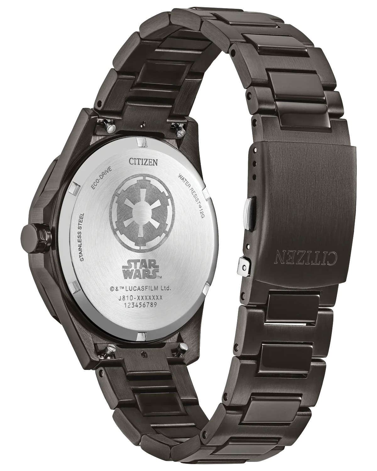 Citizen Imperial Battle Star Wars AW1857-57W — Back view