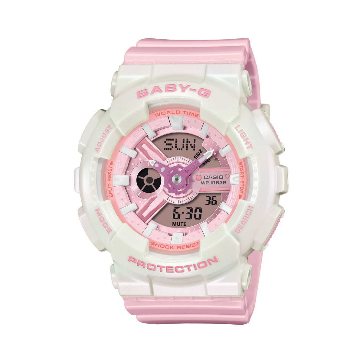 Casio Baby-G BA-110PD-4A white watch