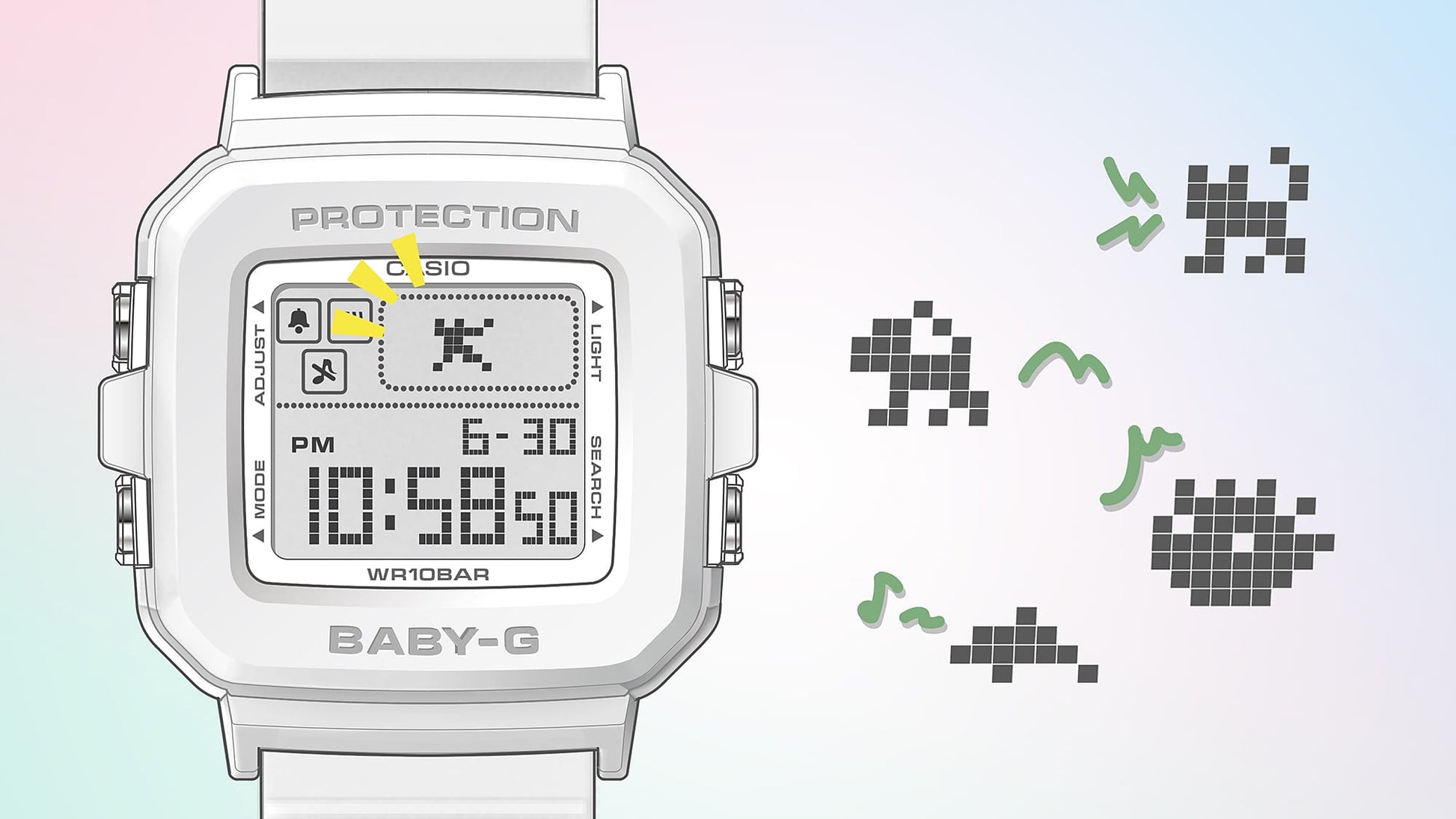 G-Shock BABY-G＋PLUS BGD-10 Series BGD10L-7