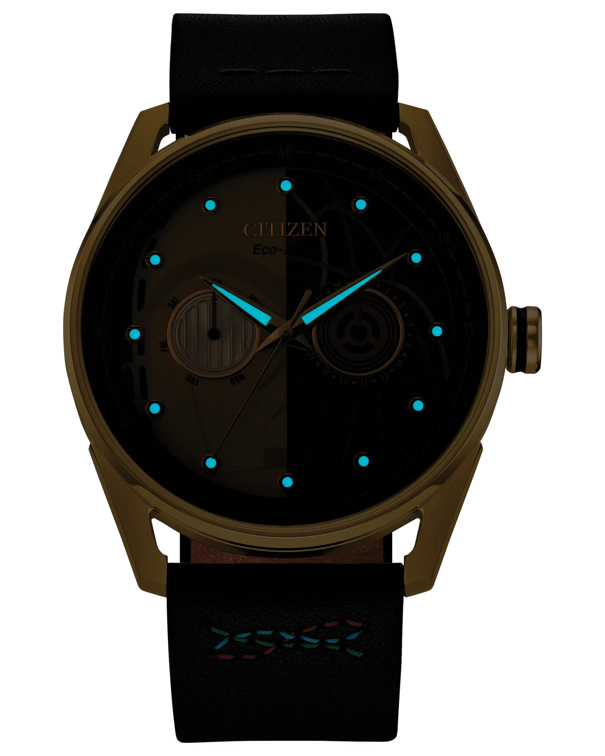 Citizen C-3PO Rewired Star Wars BU4026-05W — Luminous dial