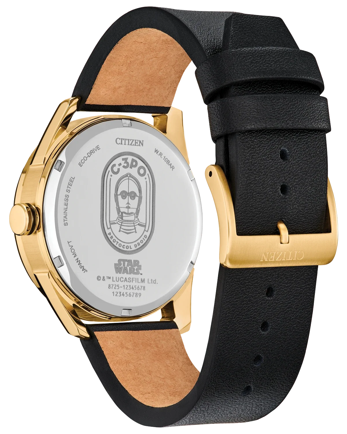 Citizen C-3PO Rewired Star Wars BU4026-05W — Back view