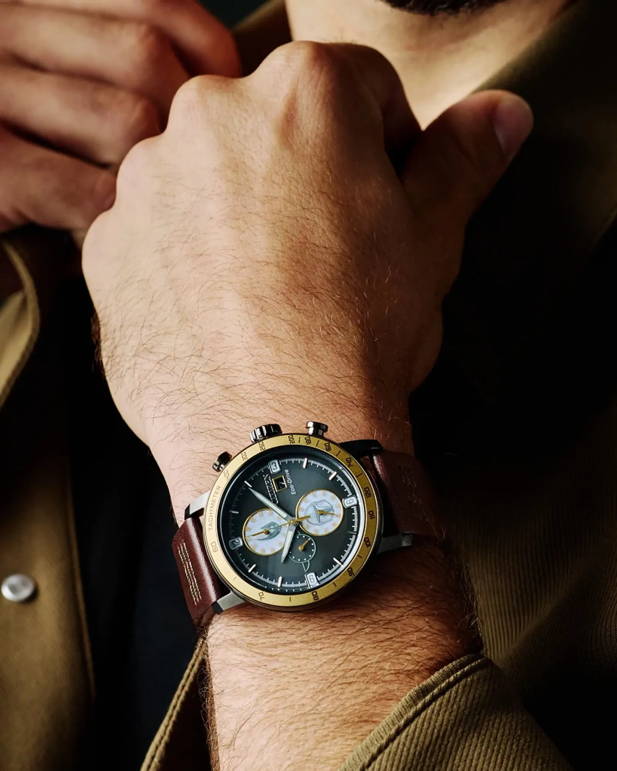 Citizen Mandalorian Chronograph Star Wars CA0857-09W — Lifestyle view