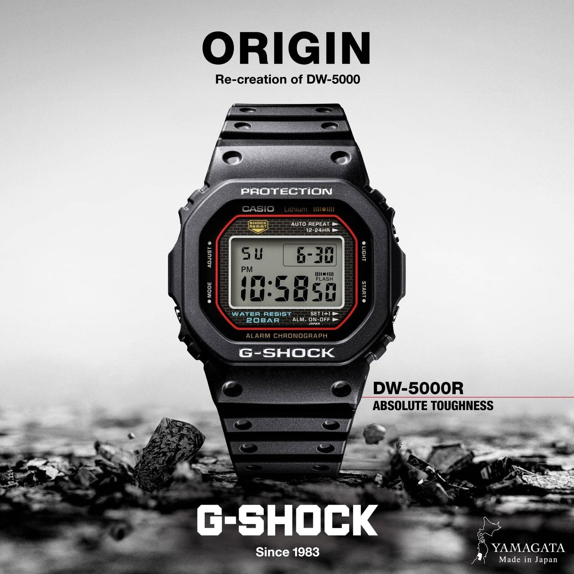 G-Shock DIGITAL 5000 SERIES DW5000R-1A