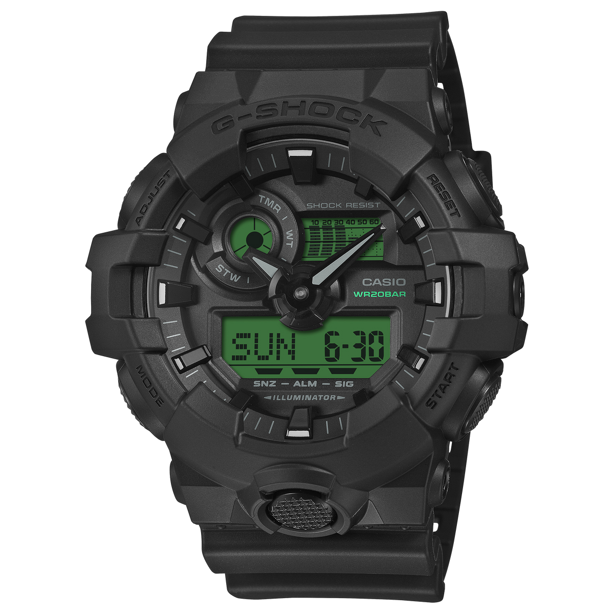 Casio G-Shock GA-700BEG-1A black watch