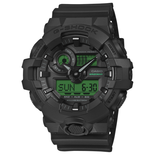Casio G-Shock GA-700BEG-1A black watch