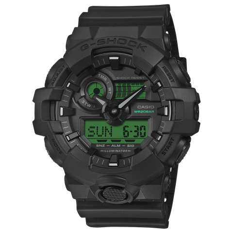 Casio G-Shock GA-700BEG-1A black watch