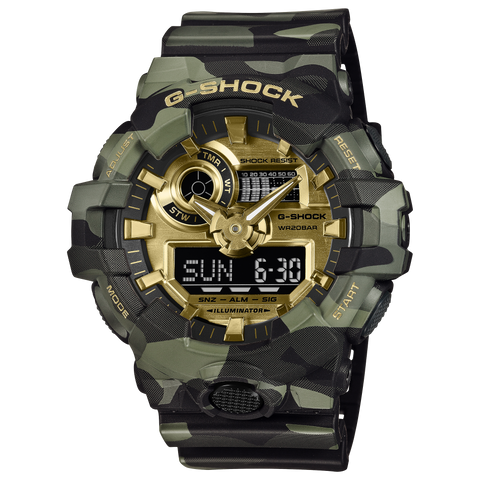 Casio G-Shock GA-700CMG-3A green watch
