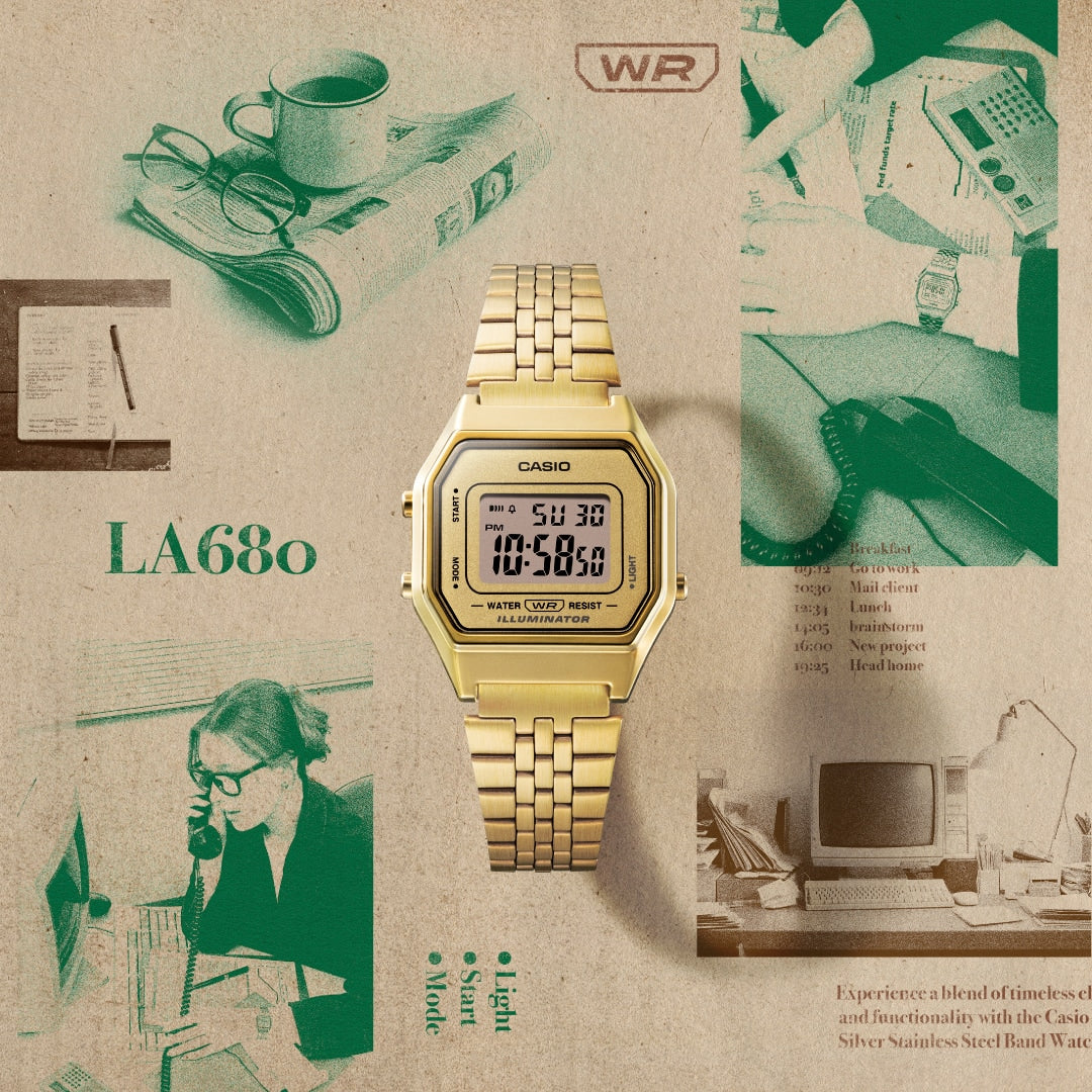 G-Shock Casio Vintage LA680WGA-9VT