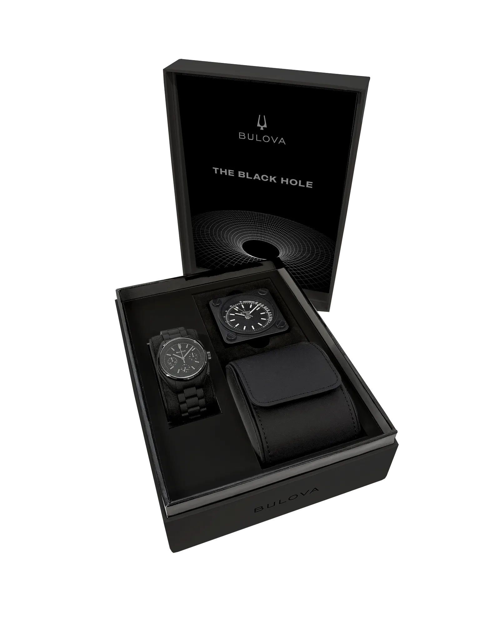 Bulova Lunar Pilot Black Hole Watch 98A335