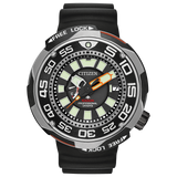 Citizen Promaster 1000M Professional Diver BN7020-17E with black dial and polyurethane strap