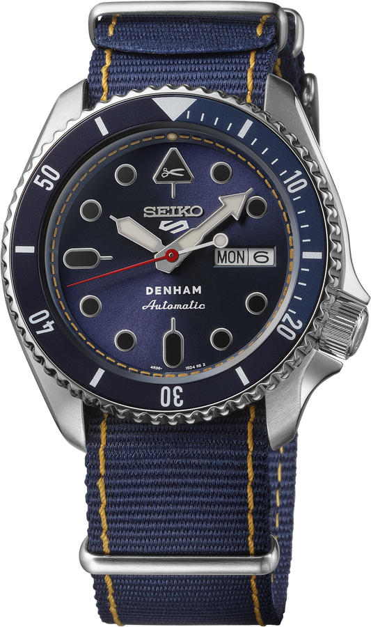 Seiko 5 Sports DENHAM Limited Edition Watch SBSA281
