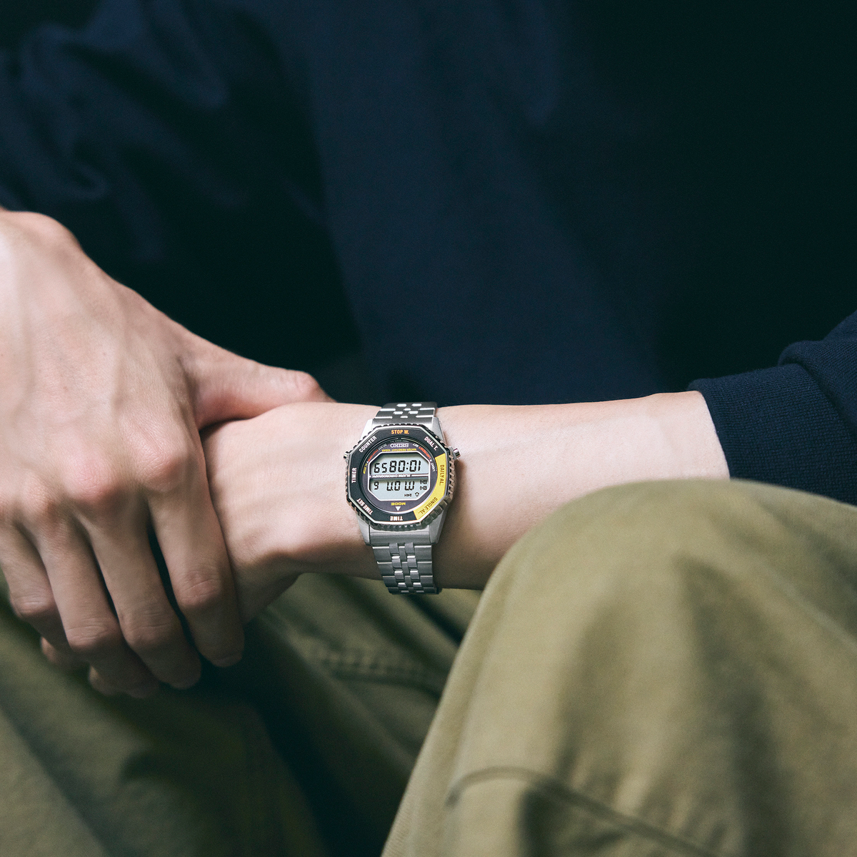 Seiko Rotocall SMGG17 caseback and clasp