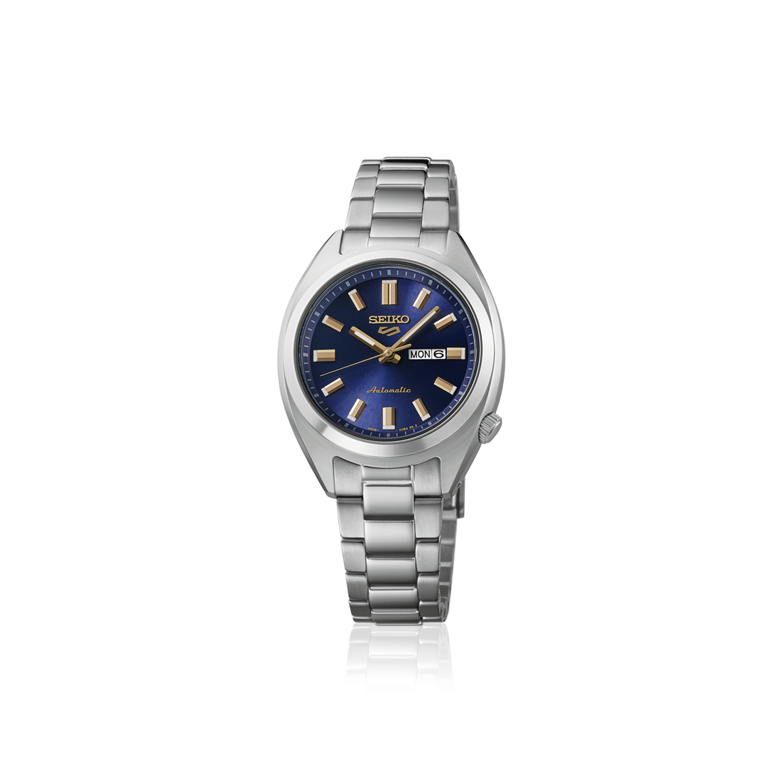 Seiko 5 Sports SRE021 bracelet and case profile