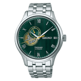 Seiko Presage Japanese Garden SS Automatic Green Dial SSA463