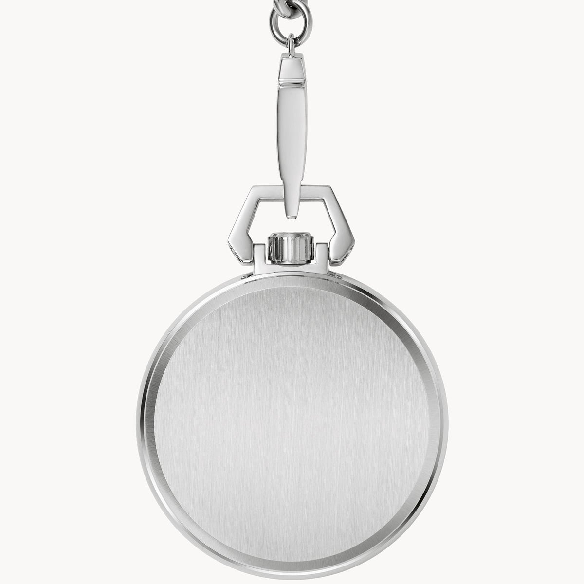 Bulova Pocket Watch 96A304, rear view showing the caseback