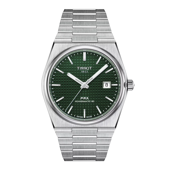 Tissot PRX Automatic Powermatic 80 40mm - Green on Bracelet T137.407.11.091.00