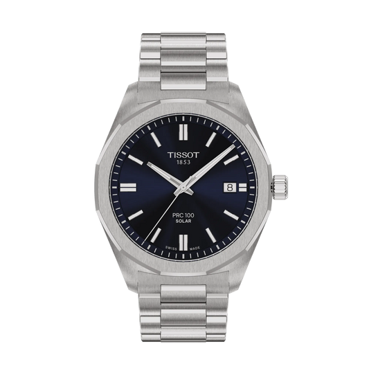 Tissot PRC 100 Solar Quartz 39mm Watch T151.422.11.041.00