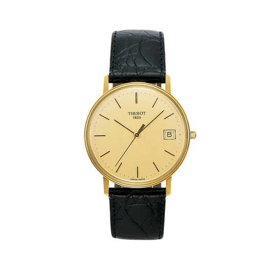 Tissot Goldrun Hesalite 18K Gold Watch T71.3.401.21