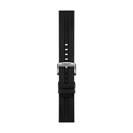 Tissot Official Black Rubber Strap Lugs 22 mm T852.047.708