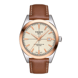 Tissot Gentleman Powermatic 80 Silicium Solid 18K Gold bezel Watch T927.407.46.261.00