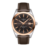 Tissot Gentleman Powermatic 80 Silicium Solid 18K Gold bezel Watch T927.407.46.291.00