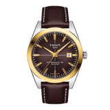Tissot Gentleman Powermatic 80 Silicium Solid 18K Gold Bezel Watch T927.407.46.291.01