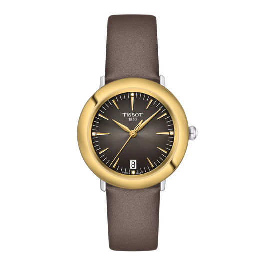 Tissot Glendora 18K Gold bezel Watch T929.210.46.066.00