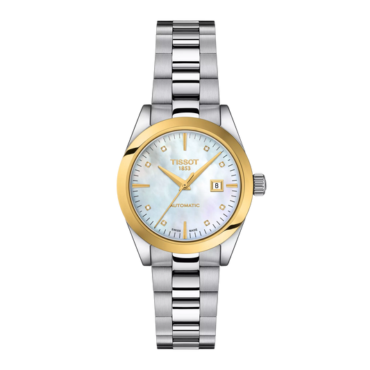 Tissot T-My Lady Automatic 18K Gold bezel Watch T930.007.41.116.00