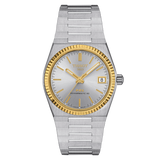 Tissot PRX Powermatic 80 Steel & 18K Gold Bezel 35mm - Silver on Bracelet T931.207.41.031.01
