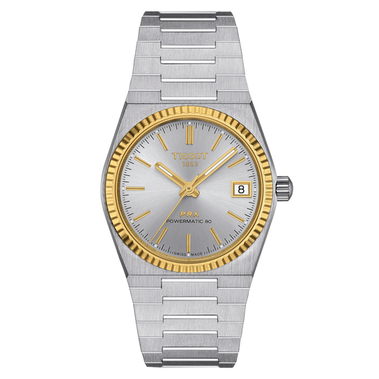 Tissot PRX Powermatic 80 35mm Steel and 18K Gold Bezel T931.207.41.031.01