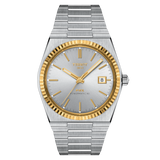 Tissot PRX Powermatic 80 Steel & 18K Gold Bezel 40mm - Silver on Bracelet T931.407.41.031.01