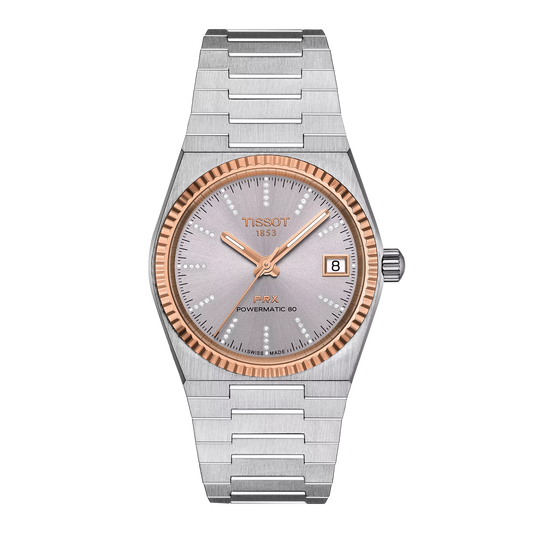 Tissot PRX 35Mm Powermatic 80 Steel & 18K Gold Bezel Watch T931.207.41.336.00