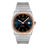 Tissot PRX Powermatic 80 Steel & 18K Gold Bezel 40mm - Blue on Bracelet T931.407.41.041.00