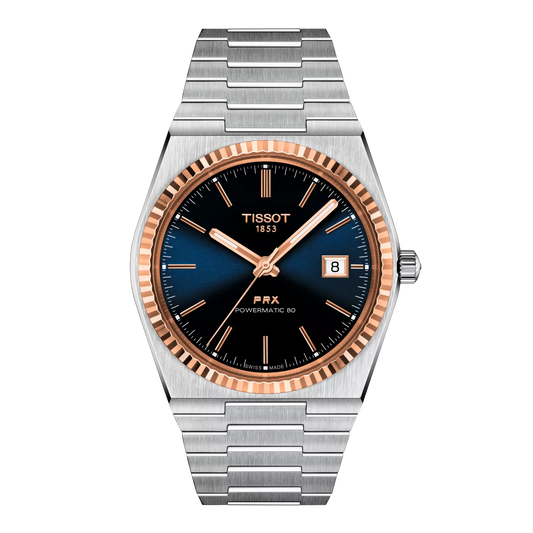 Tissot PRX Powermatic 80 Steel & 18K Gold Bezel Watch T931.407.41.041.00