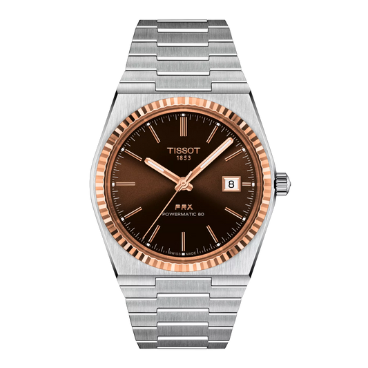 Tissot PRX Powermatic 80 Steel & 18K Gold Bezel Watch T931.407.41.291.00