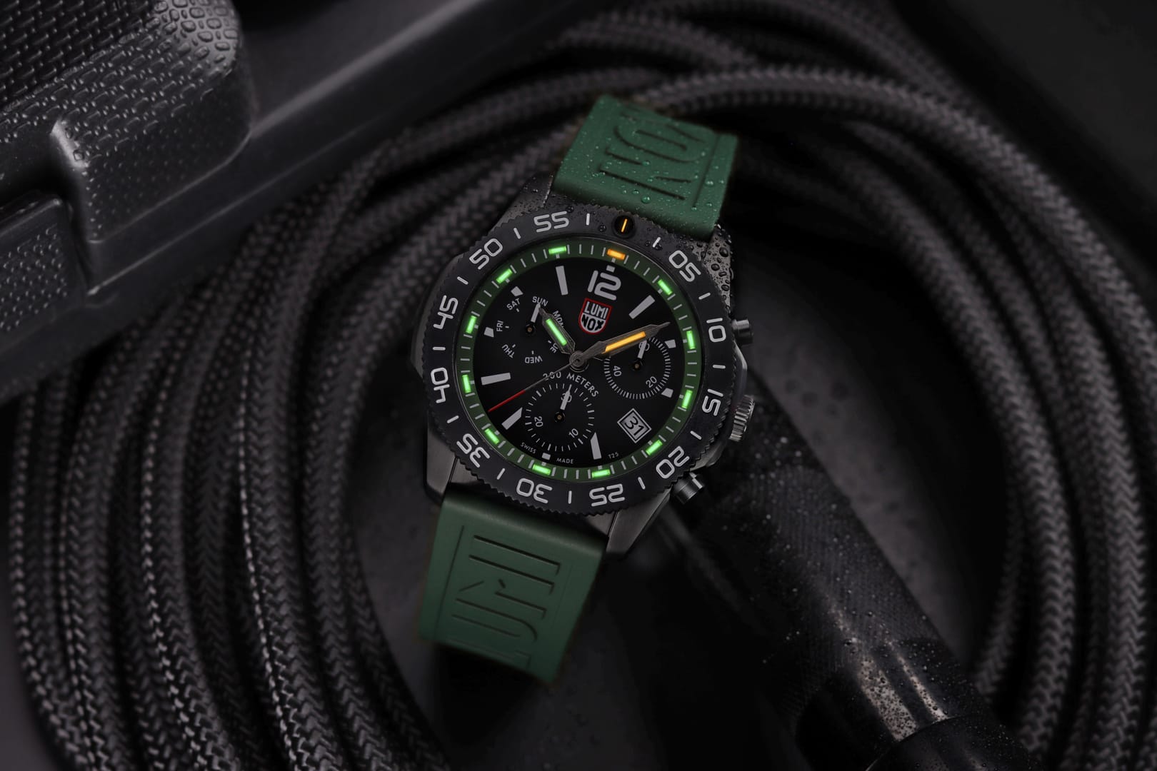 Luminox Pacific Diver Chronograph, 44mm, Dive Watch, Forest Green XS.3147