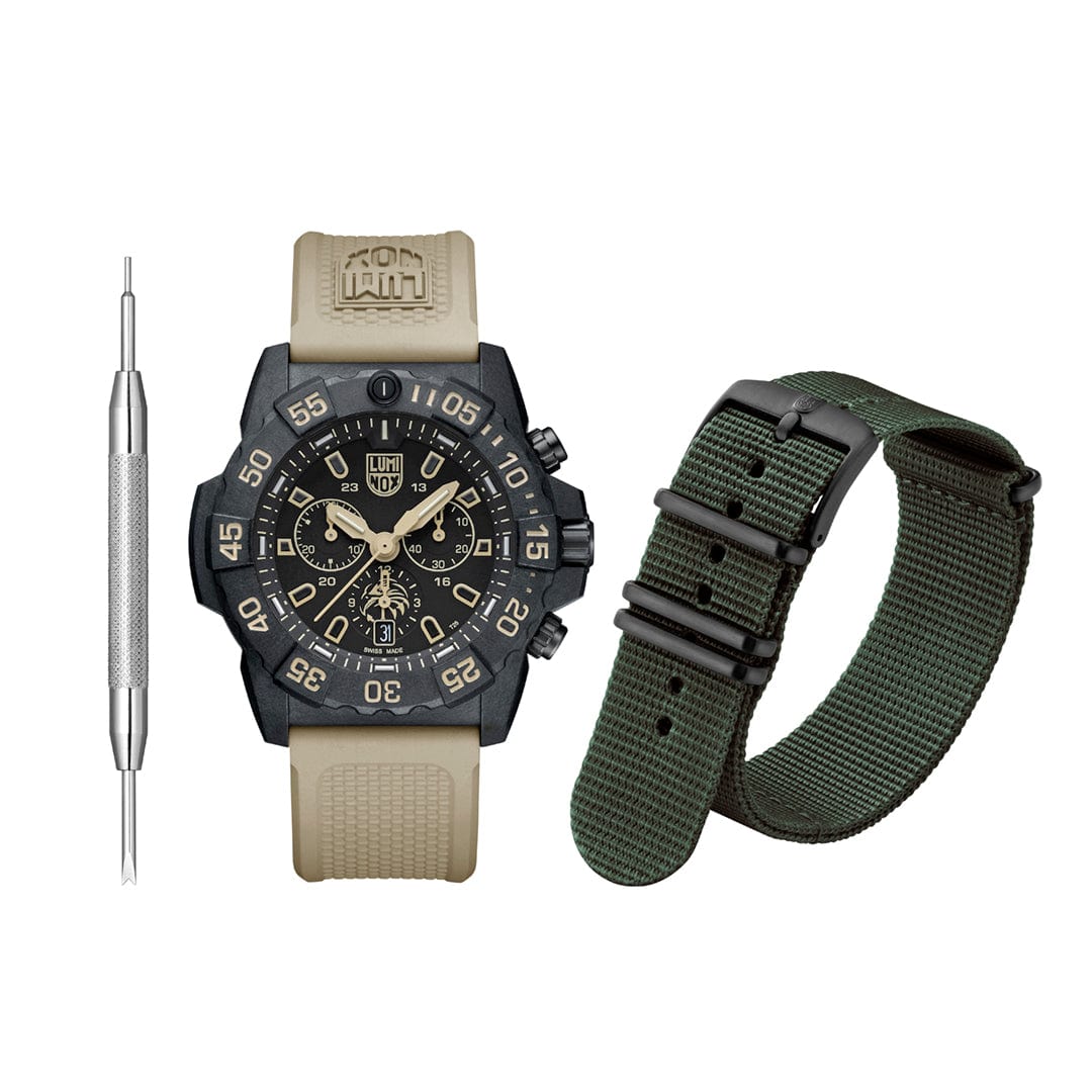 Luminox Navy Seal Foundation Military Watch, 45 mm XS.3590.NSF.SET