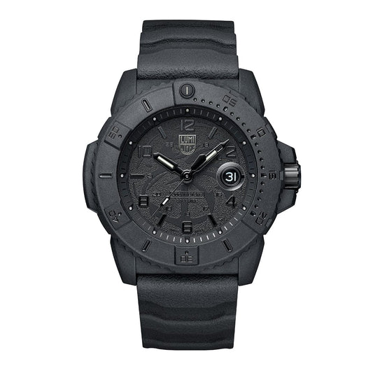 Luminox Navy Seal Foundation Military Blackout Watch, 45 mm XS.3601.BO.NSF
