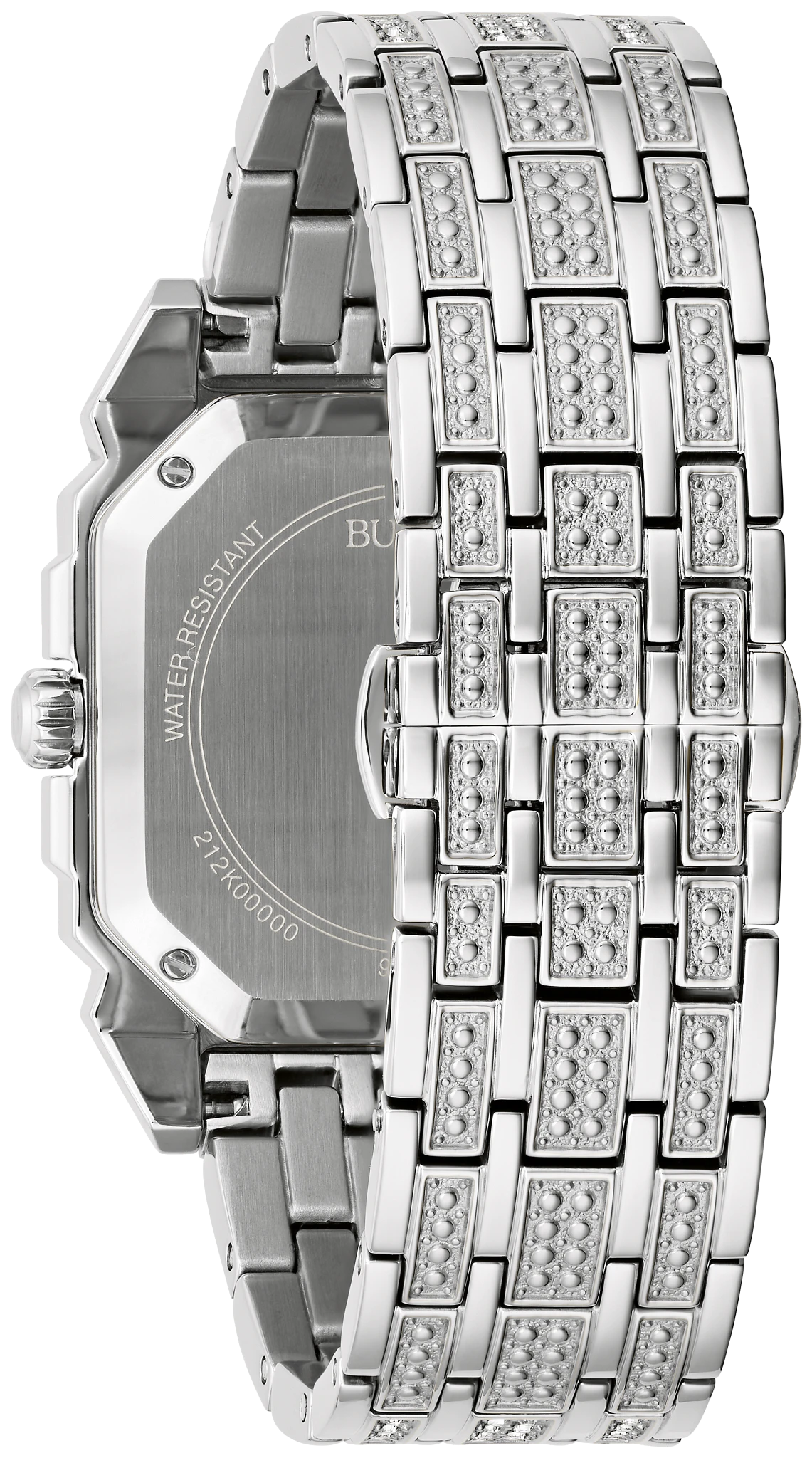 Bulova Octava 96A285 caseback and bracelet