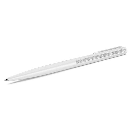 Swarovski Pen Crystal Shimmer ballpoint pen White lacquered, Chrome plated 5678183