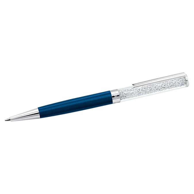 Swarovski Pen Crystalline ballpoint pen Blue, Blue lacquered, Chrome plated 5351068