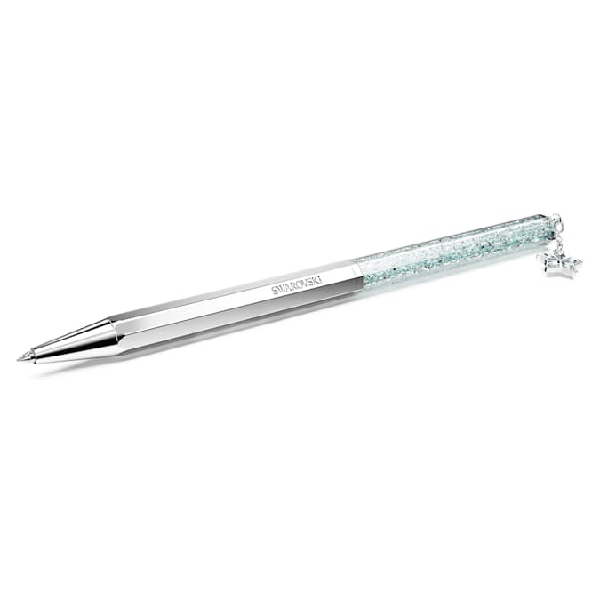 Swarovski Pen Crystalline ballpoint pen Star, Blue, Chrome plated 5669929