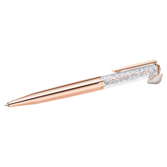 Swarovski Pen Crystalline ballpoint pen Swan, Rose gold tone, Rose gold-tone plated 5479552